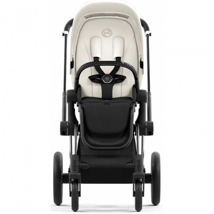 Stroller Cybex Priam 4.0 2 in 1 Off White chassis Chrome Black