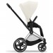 Коляска Cybex Priam 4.0 2 в 1 Off White шасси Chrome Black