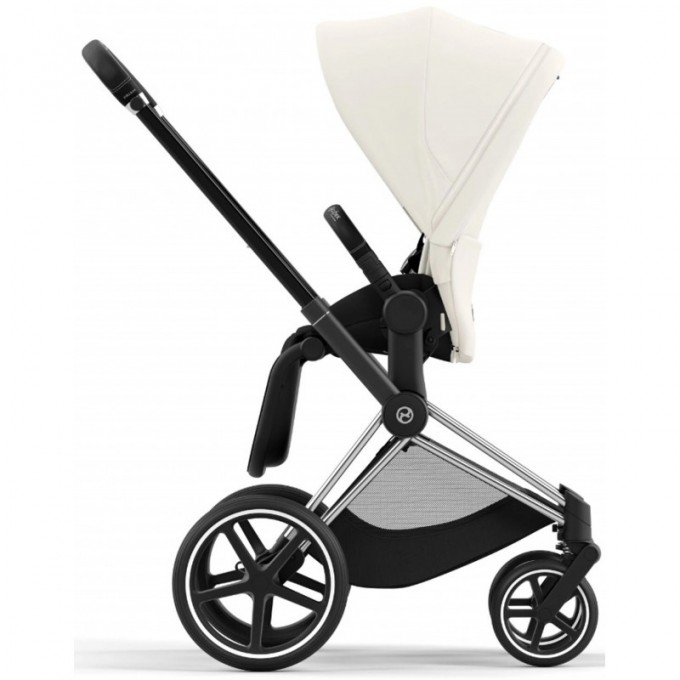 Коляска Cybex Priam 4.0 2 в 1 Off White шасі Chrome Black