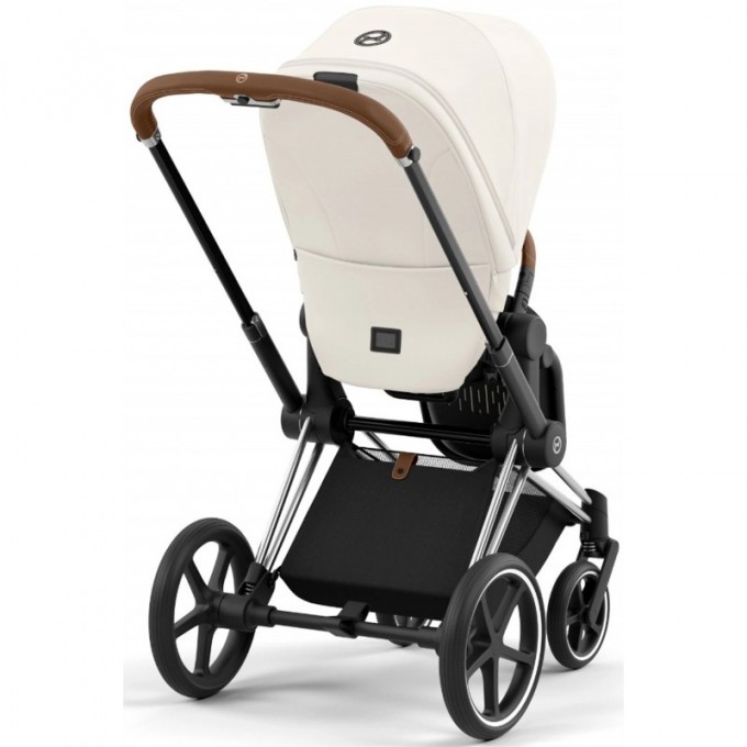 Коляска Cybex Priam 4.0 2 в 1 Off White шасси Chrome Brown