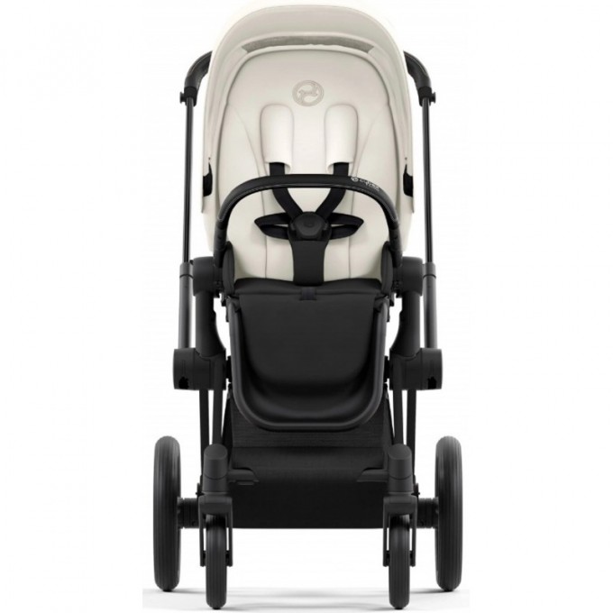 Коляска Cybex Priam 4.0 2 в 1 Off White шасси Matt Black