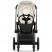 Stroller Cybex Priam 4.0 2 in 1 Off White chassis Matt Black