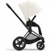 Stroller Cybex Priam 4.0 2 in 1 Off White chassis Matt Black