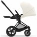 Stroller Cybex Priam 4.0 2 in 1 Off White chassis Matt Black