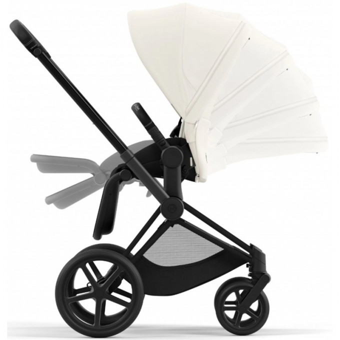 Коляска Cybex Priam 4.0 2 в 1 Off White шасі Matt Black