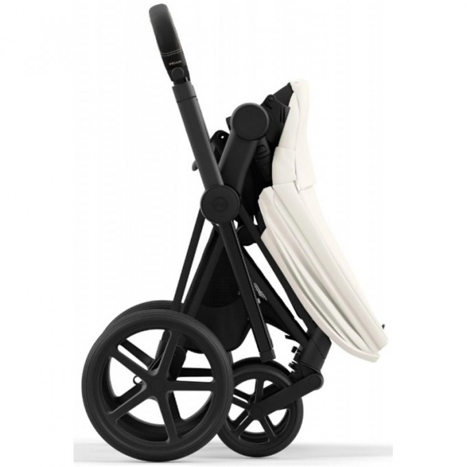 Stroller Cybex Priam 4.0 2 in 1 Off White chassis Matt Black