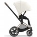 Stroller Cybex Priam 4.0 2 in 1 Off White chassis Rosegold