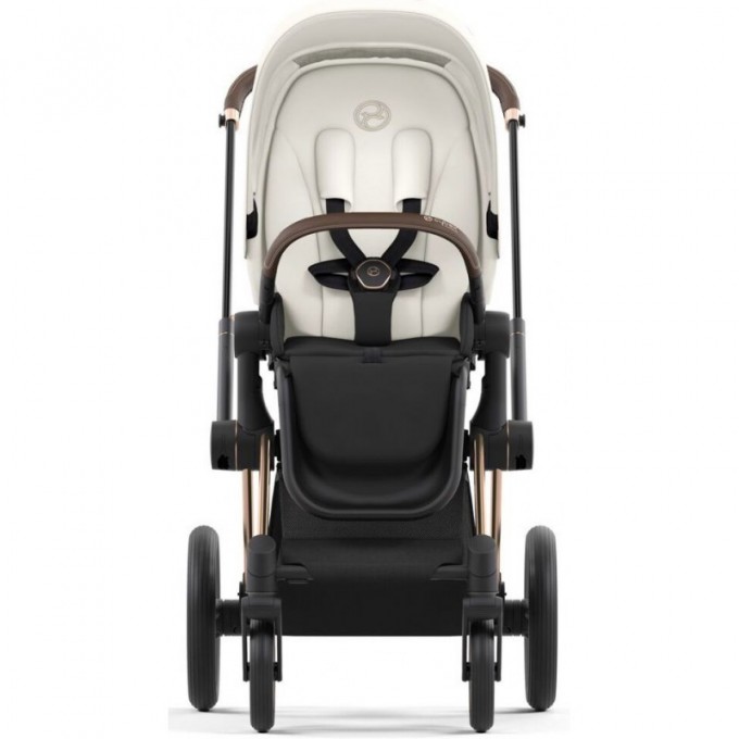 Коляска Cybex Priam 4.0 2 в 1 Off White шасі Rosegold