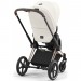 Stroller Cybex Priam 4.0 2 in 1 Off White chassis Rosegold