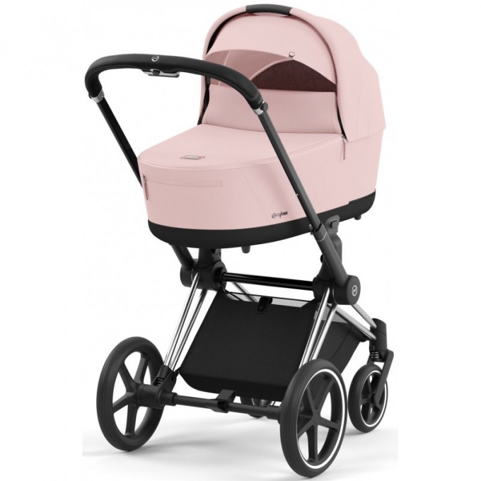 Коляска Cybex Priam 4.0 2 в 1 Peach Pink шасси Chrome Black