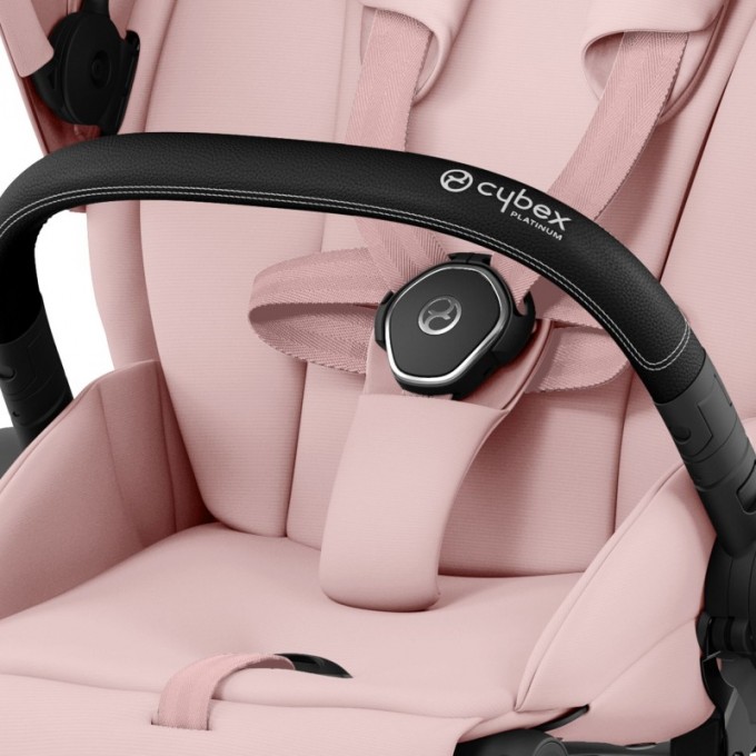 Коляска Cybex Priam 4.0 2 в 1 Peach Pink шасі Chrome Black