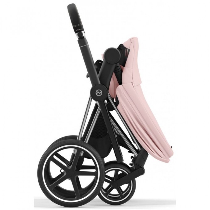 Stroller Cybex Priam 4.0 2 in 1 Peach Pink chassis Chrome Black