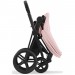 Stroller Cybex Priam 4.0 3 in 1 Peach Pink chassis Matt Black