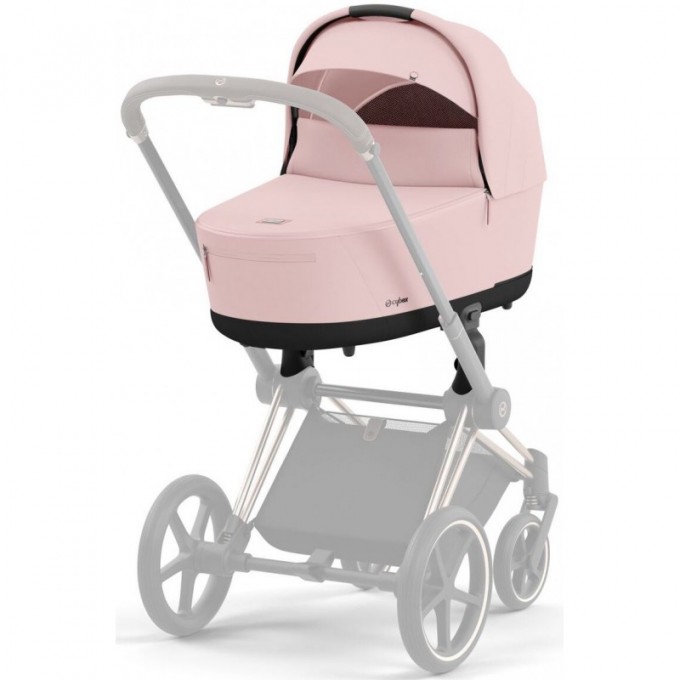 Stroller Cybex Priam 4.0 2 in 1 Peach Pink chassis Rosegold