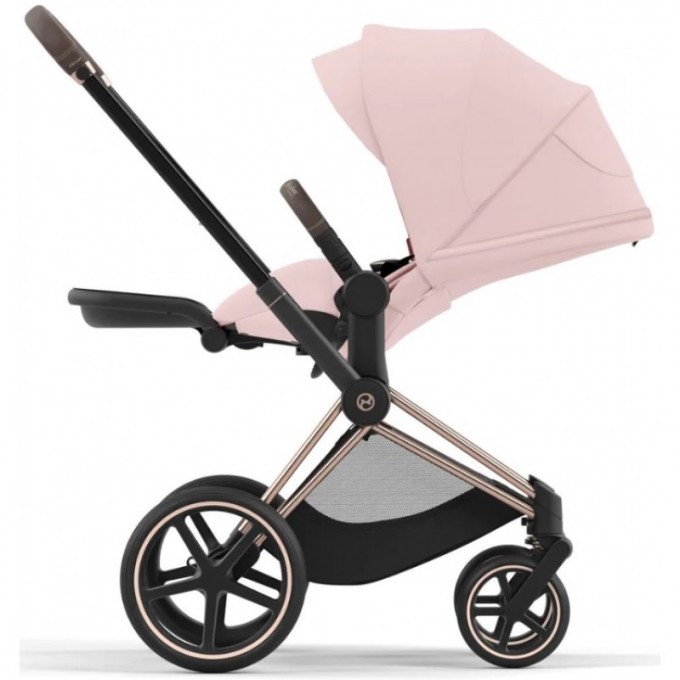 Коляска Cybex Priam 4.0 2 в 1 Peach Pink шасси Rosegold