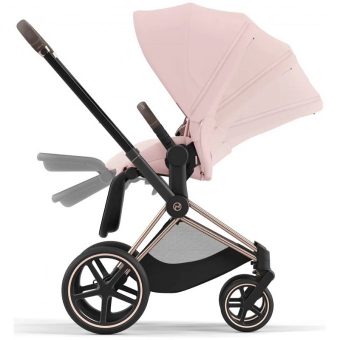 Stroller Cybex Priam 4.0 2 in 1 Peach Pink chassis Rosegold