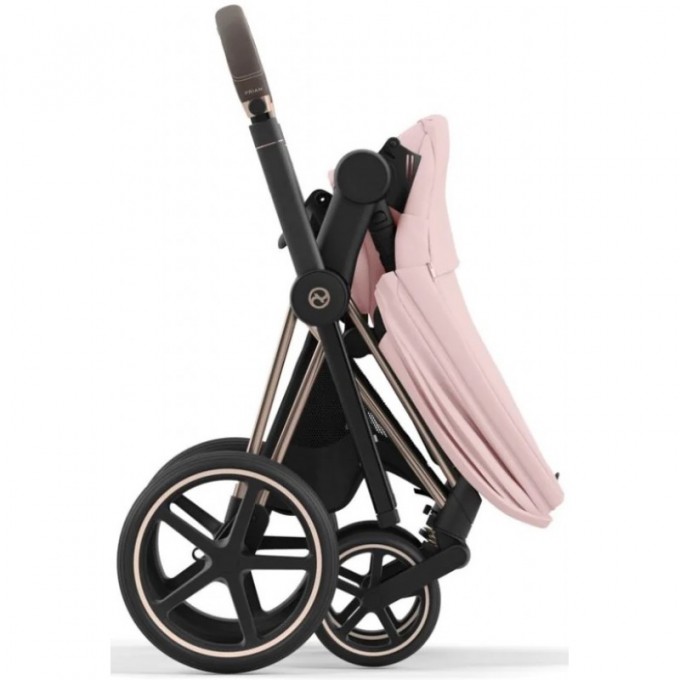 Stroller Cybex Priam 4.0 2 in 1 Peach Pink chassis Rosegold