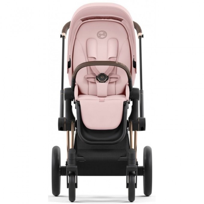 Коляска Cybex Priam 4.0 2 в 1 Peach Pink шасі Rosegold