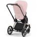 Коляска Cybex Priam 4.0 2 в 1 Peach Pink шасси Rosegold