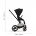 Stroller Cybex Priam 4.0 3 in 1 Peach Pink chassis Matt Black