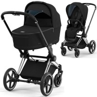 Cybex Priam 4.0 коляска 2 в 1  Sepia Black шасі Chrome Black