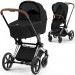 Коляска Cybex Priam 4.0 2 в 1 Sepia Black шасси Chrome Brown