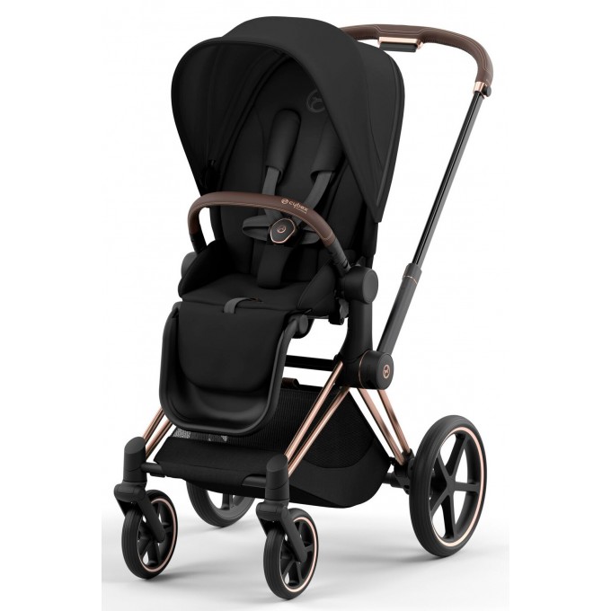 Stroller Cybex Priam 4.0 2 in 1 Sepia Black chassis Rosegold