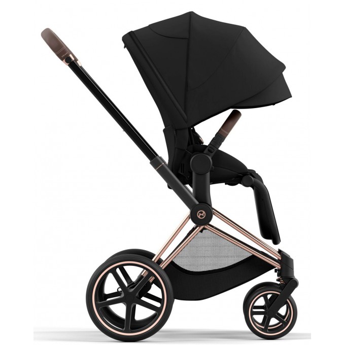 Stroller Cybex Priam 4.0 2 in 1 Sepia Black chassis Rosegold