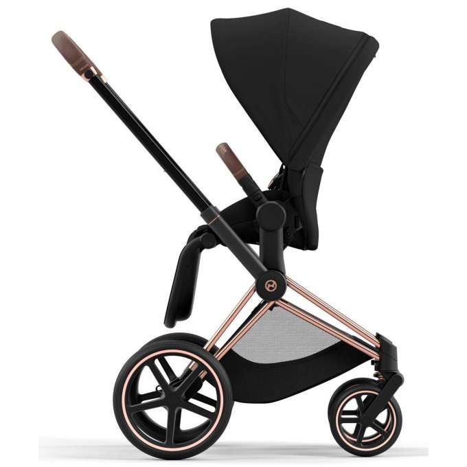 Stroller Cybex Priam 4.0 2 in 1 Sepia Black chassis Rosegold