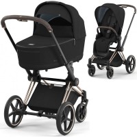 Cybex Priam 4.0 коляска 2 в 1 Sepia Black шасі Rosegold