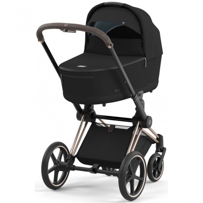 Stroller Cybex Priam 4.0 2 in 1 Sepia Black chassis Rosegold