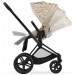 Коляска Cybex Priam 4.0 2 в 1 Simply Flowers Beige шасси Matt Black