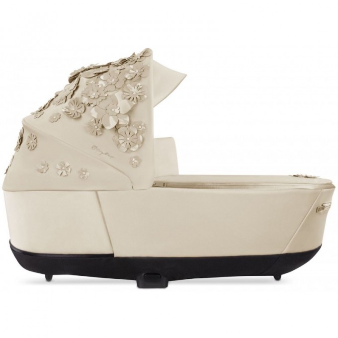 Коляска Cybex Priam 4.0 2 в 1 Simply Flowers Beige шасси Matt Black