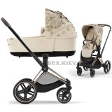 Stroller Cybex Priam 4.0 2 in 1 Simply Flowers Beige chassis Rose Gold