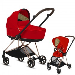 Stroller Cybex Mios 2 in 1 Autumn Gold chassis Rosegold