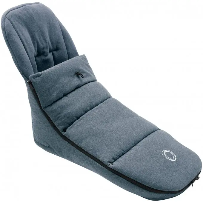 Bugaboo footmuff blue melange