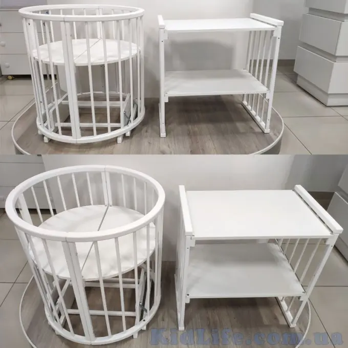 White circle crib on sale