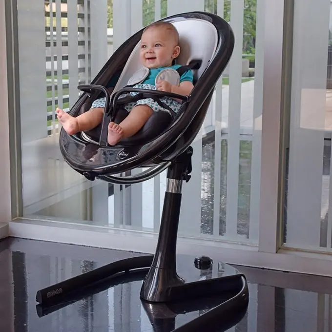 Mima Moon black liner white feeding chair Buy Kyiv Ukraine