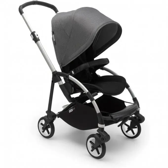 Bugaboo bee 3 grey melange hood shop