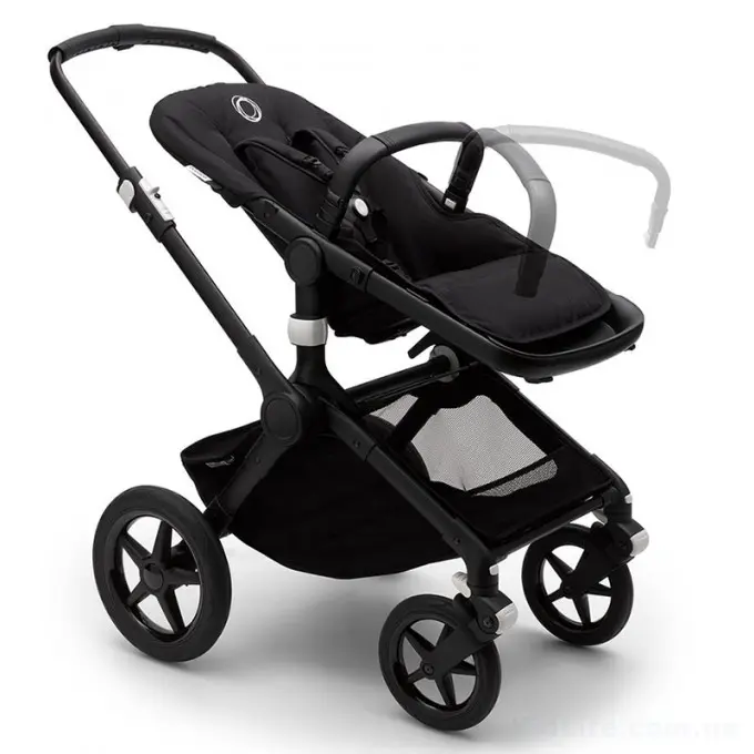 Bugaboo fox black frame grey melange discount