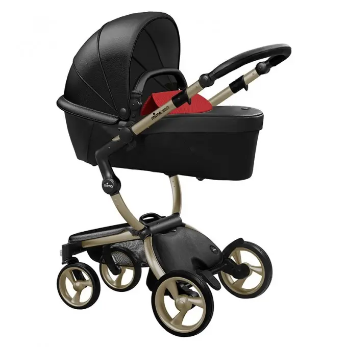 Mima black stroller sales