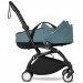 BABYZEN YOYO 2 with carrycot Bassinet stroller 2 in 1 aqua chassis Black