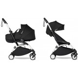 BABYZEN YOYO 2 with carrycot Bassinet stroller 2 in 1 black chassis White
