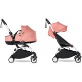 BABYZEN YOYO 2 with carrycot Bassinet stroller 2 in 1 ginger chassis White