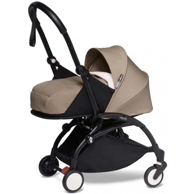 BABYZEN YOYO 2 stroller 2 in 1 taupe chassis Black