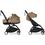 BABYZEN YOYO 2 with carrycot Bassinet stroller 2 in 1 toffee chassis Black