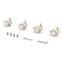 Set of wheels for Veres cots (stone white)