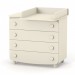 Chest of drawers Veres 900 chipboard (color: stone white)