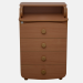 Changing table dresser Veres 600 chipboard (color: beech)