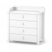 Chest of drawers Veres Monaco 900 (color: white)